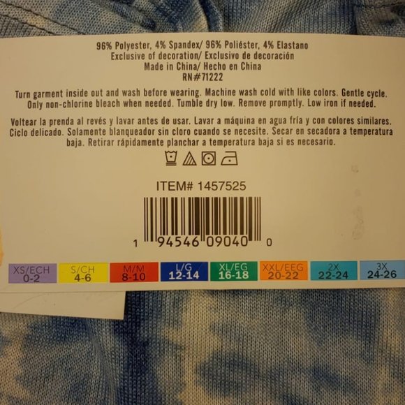 Lucky Brand Womens Pajamas Set 4 Piece Blue White - Picture 7 of 7